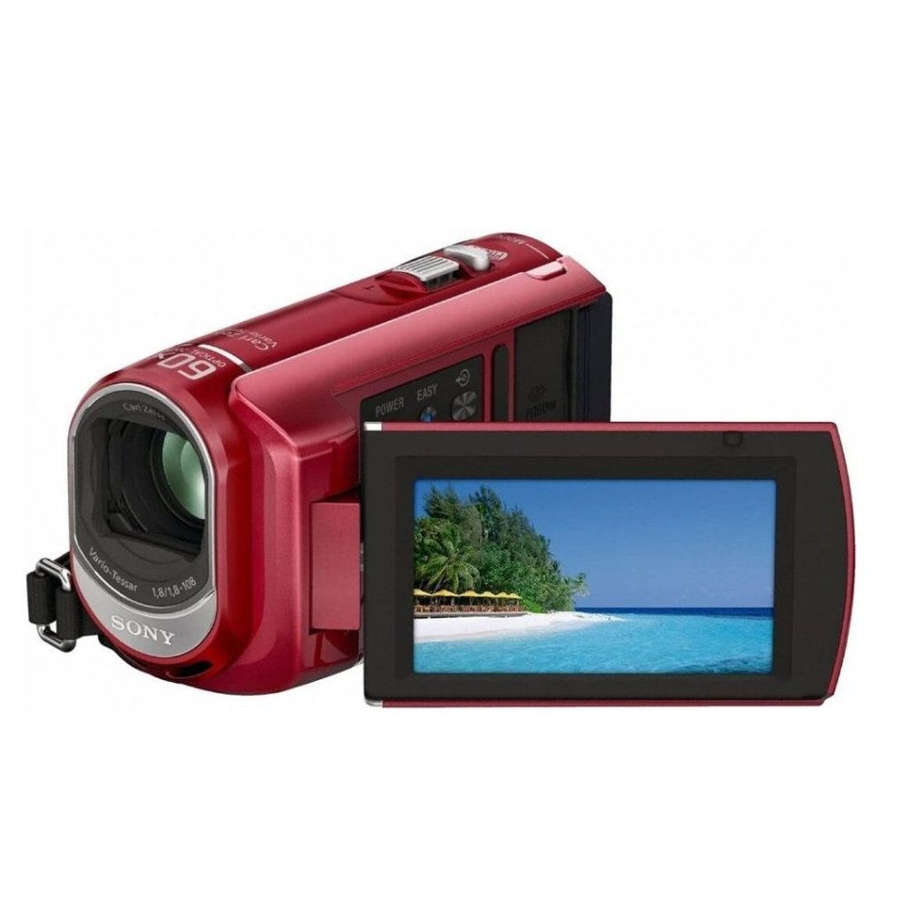 NIB RED Sony Handycam DCR-SX40 Mini Camcorder 60x